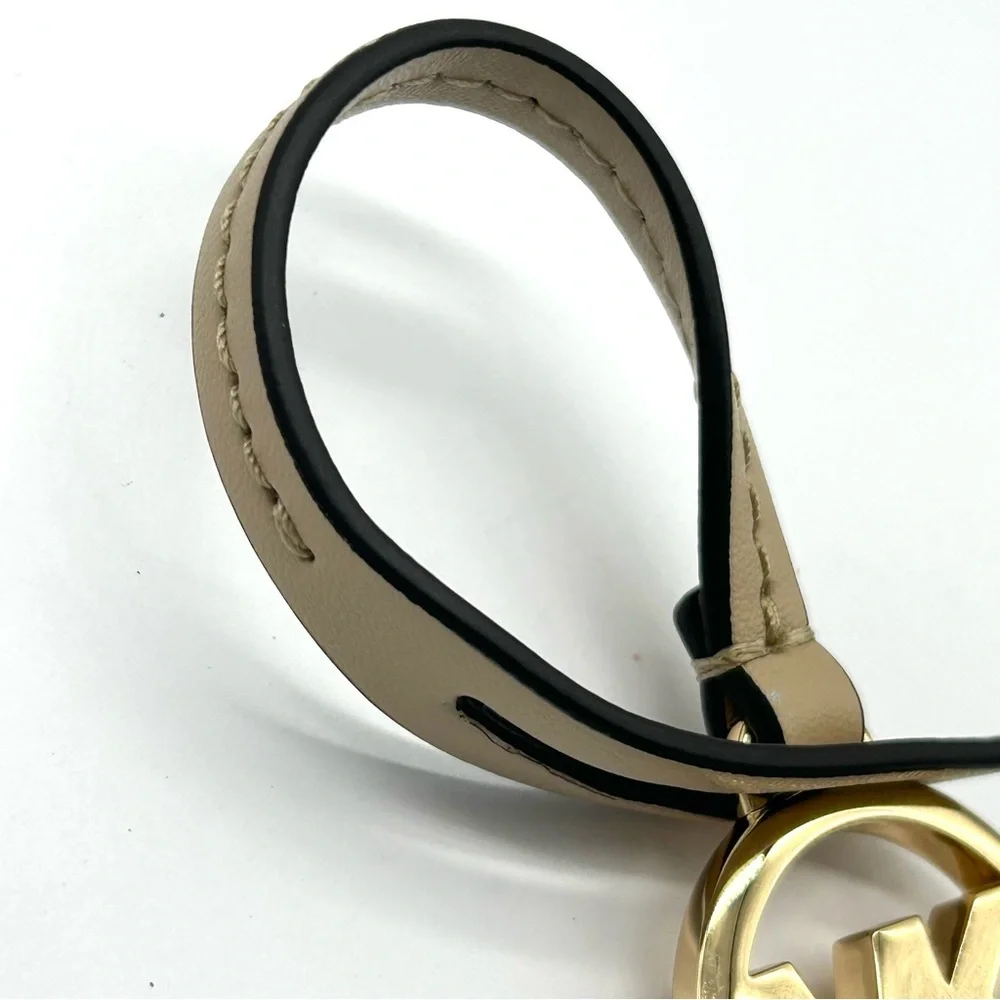 Michael Kors Tan Gold Bag Charm Fob